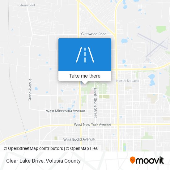 Clear Lake Drive map