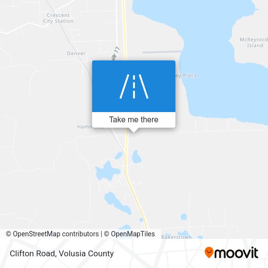 Mapa de Clifton Road