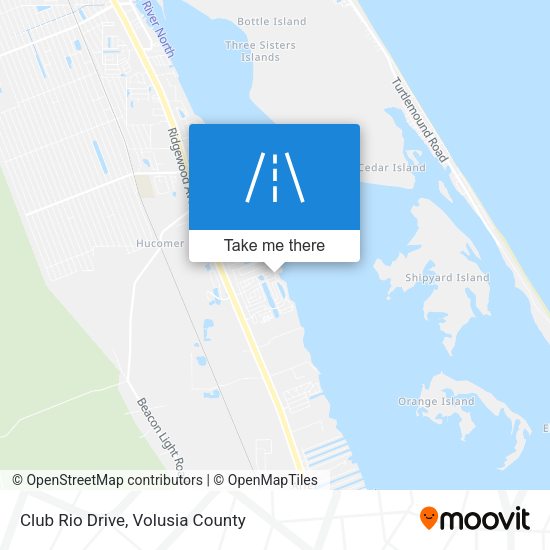Club Rio Drive map