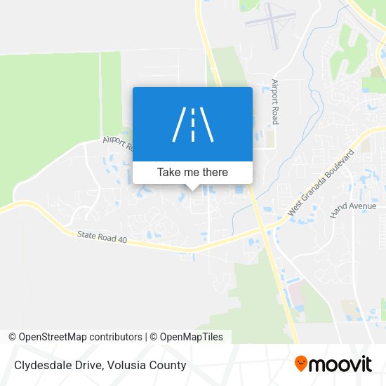 Mapa de Clydesdale Drive