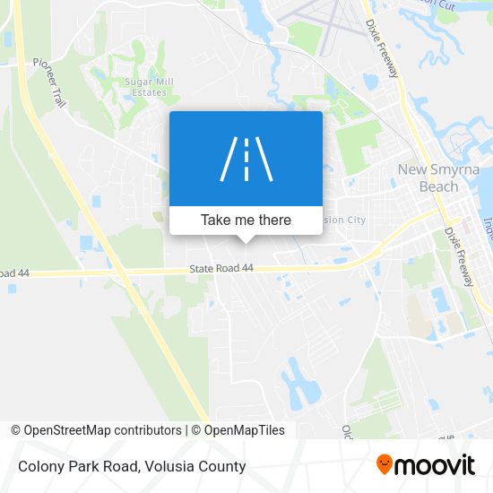 Colony Park Road map