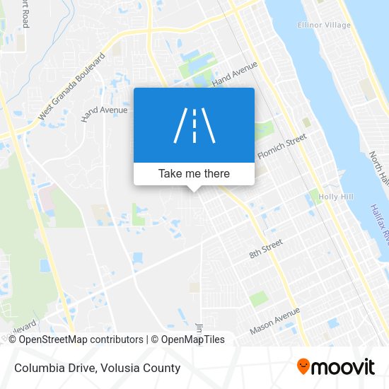 Mapa de Columbia Drive