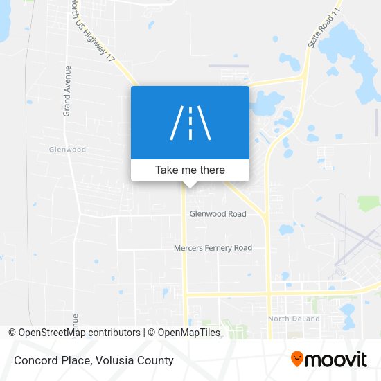 Concord Place map