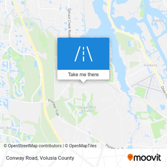 Mapa de Conway Road