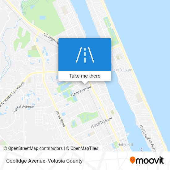 Coolidge Avenue map