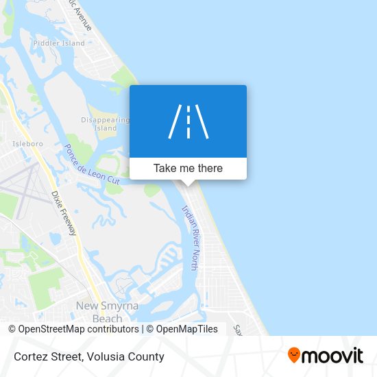 Cortez Street map