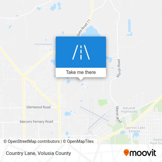 Mapa de Country Lane