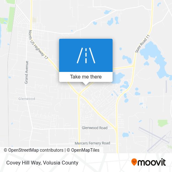 Covey Hill Way map