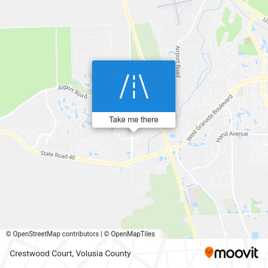 Crestwood Court map
