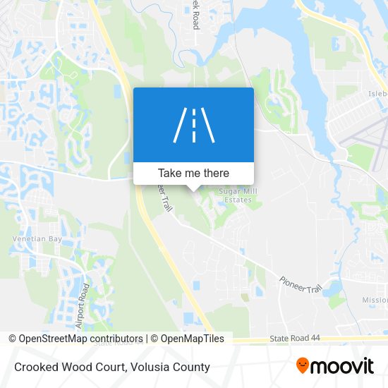 Crooked Wood Court map