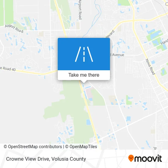 Crowne View Drive map