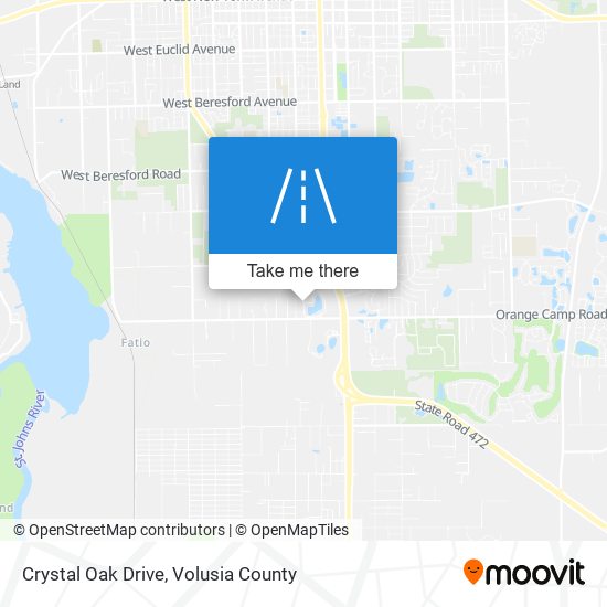 Crystal Oak Drive map