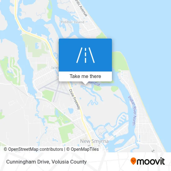 Cunningham Drive map