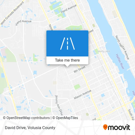 David Drive map