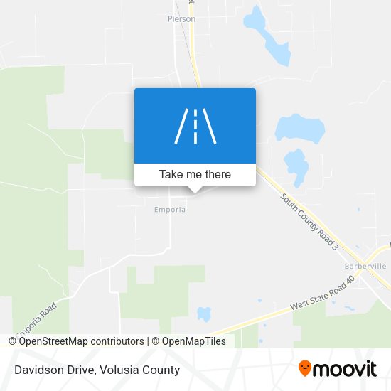 Davidson Drive map