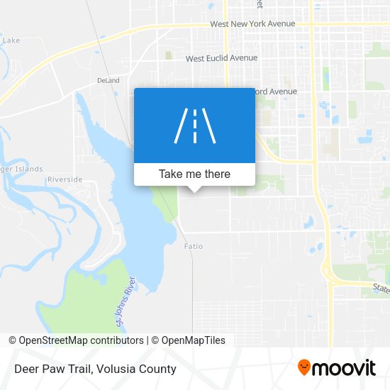 Deer Paw Trail map