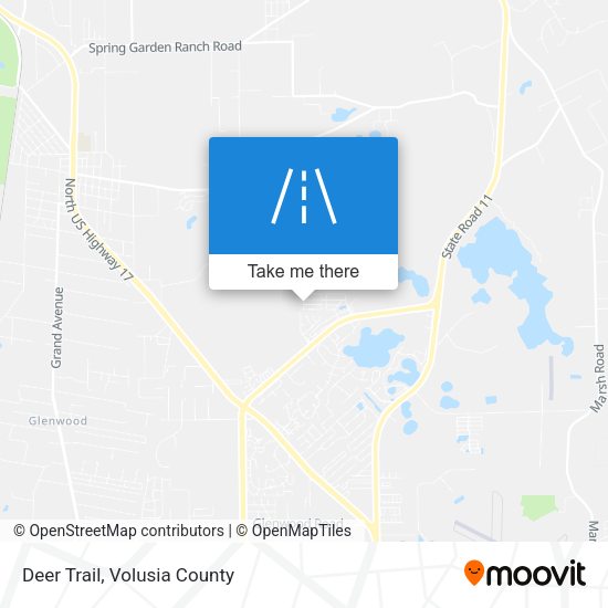 Deer Trail map