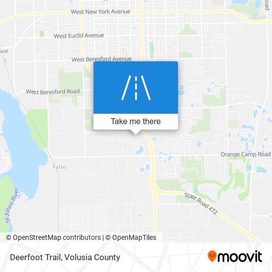 Mapa de Deerfoot Trail