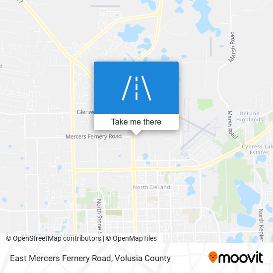 Mapa de East Mercers Fernery Road