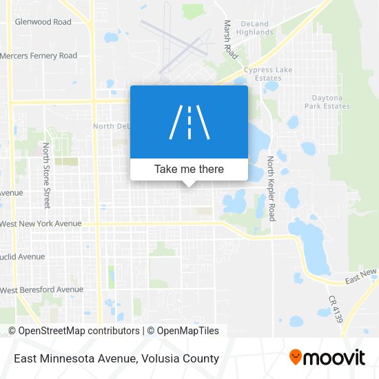 East Minnesota Avenue map