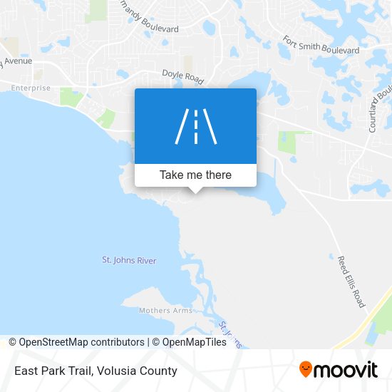 East Park Trail map