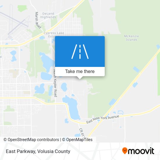 Mapa de East Parkway