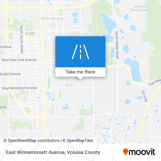 East Winnemissett Avenue map