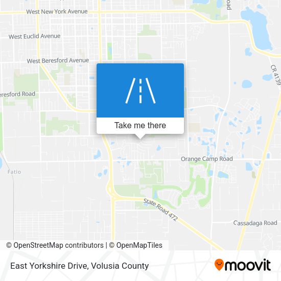 Mapa de East Yorkshire Drive
