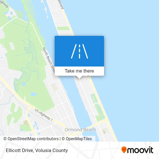 Ellicott Drive map