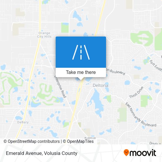 Mapa de Emerald Avenue