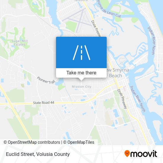 Mapa de Euclid Street