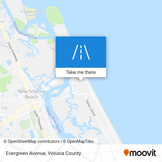 Evergreen Avenue map