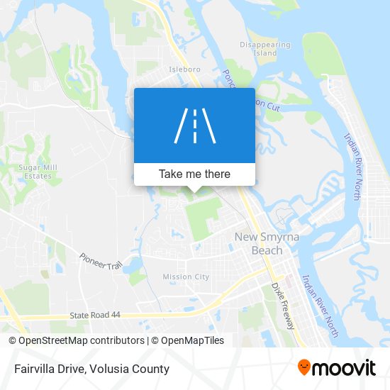 Fairvilla Drive map