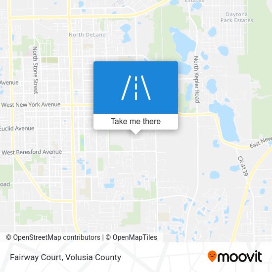 Mapa de Fairway Court