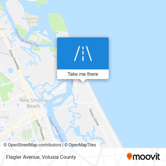 Flagler Avenue map