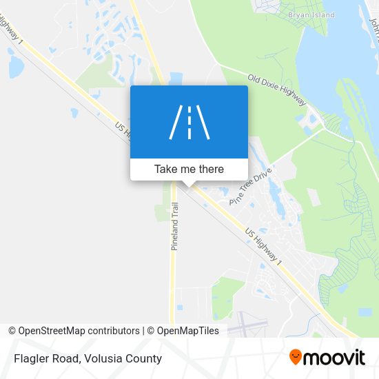 Flagler Road map