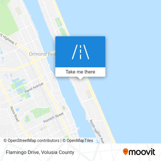 Flamingo Drive map