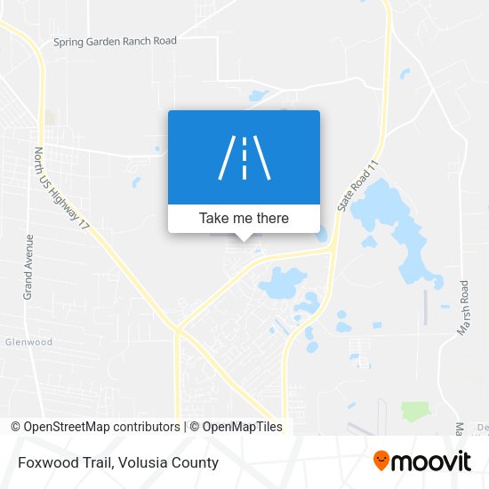Foxwood Trail map