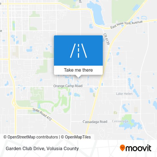 Garden Club Drive map