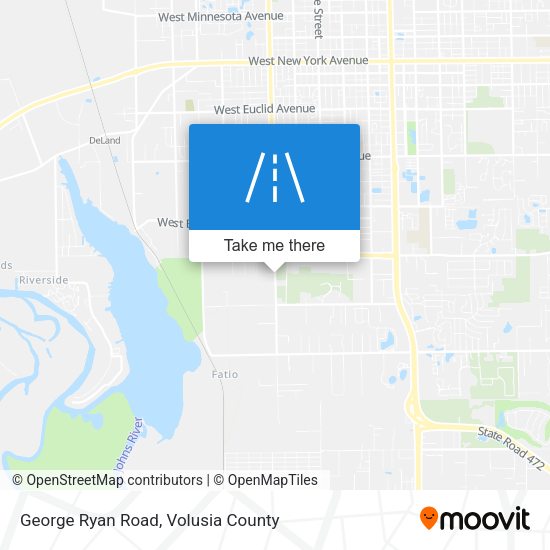 Mapa de George Ryan Road