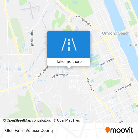 Mapa de Glen Falls