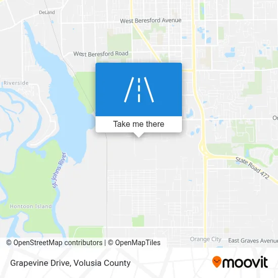 Grapevine Drive map