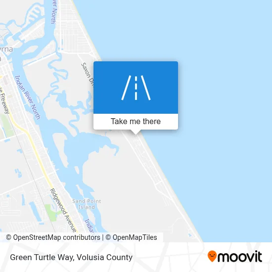 Green Turtle Way map