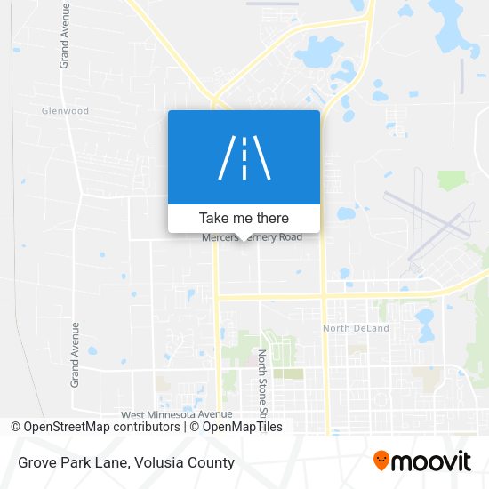 Grove Park Lane map