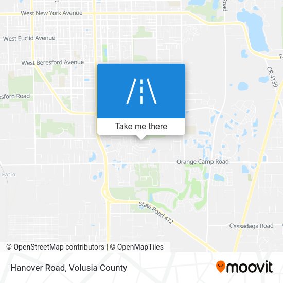 Mapa de Hanover Road
