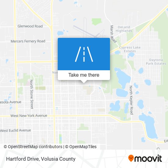 Hartford Drive map