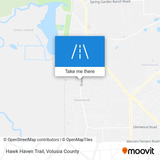Mapa de Hawk Haven Trail