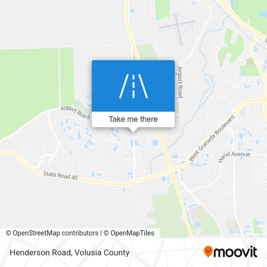 Henderson Road map