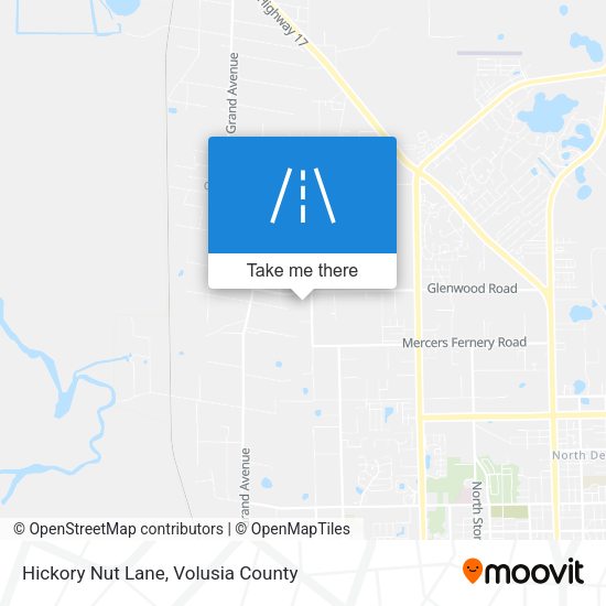 Mapa de Hickory Nut Lane