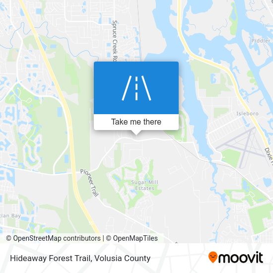Hideaway Forest Trail map
